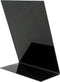 Vertical L-shaped A5 table chalk board. Frosted front with a gloss back - 3 pcs.