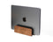 Vertical laptop stand holder
