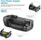 Verticale battery grip - geschikt voor Nikon D7100/D7200 - werkt met EN-EL15 of AA batterijen