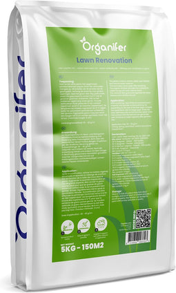 Verticuteer Mix (5kg, 150m2)- Gazon Renovatie - Gazonmeststof - Graszaad Herstel - Meststof - Herstelgazon - Bodemverbeteraar - Organifer