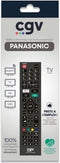 Vervangende afstandsbediening - Algemene voorwaarden - FIDELIO Panasonic - Voor Panasonic televisies - Zonder programmering - Klaar voor gebruik