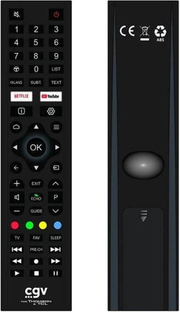 Vervangende afstandsbediening - Algemene voorwaarden - FIDELIO TCL & Thomson - Voor TCL en Thomson televisies - Zonder programmering