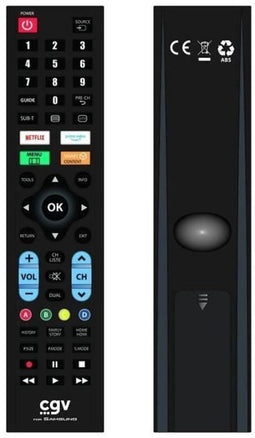 Vervangende afstandsbediening - CGV - FIDELIO Samsung - Voor Samsung televisies - Zonder programmering - Klaar voor gebruik