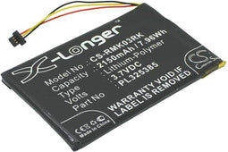 Vervangende batterij LiPoly 3.7V 2150mAh geschikt voor Razer Turret Gaming Lapboard