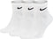 Nike Everyday Lightweight Ankle Sokken Sportsokken - Maat 46-50 - Unisex - wit/zwart