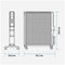 Verwarming Universal Blue 4020B UCRM9004 Zwart 2000 W