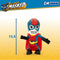 Verzamelfiguur Eolo Super Masked Pepper Man Elastisch 14 x 15,5 x 5,5 cm (12 Stuks)