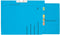 Verzamelmap Secolor A4 lateraal blauw | 50 stuks