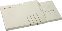 Verzamelmap Secolor A4 lateraal grijs - 50 stuks