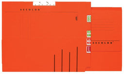 Verzamelmap Secolor A4 lateraal rood | 50 stuks