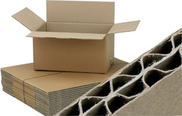 Verzenddoos CleverPack dubbelgolf - 586x386x386mm bruin - 5 stuks