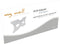 VESA-adapter VESA 50, 75, 100 en 200 (beugel) naar VESA 300/200 en 400/200 (scherm) / grijs