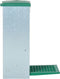 vidaXL - Pluimveevoerbak - automatisch - met - pedaal - 20 - kg