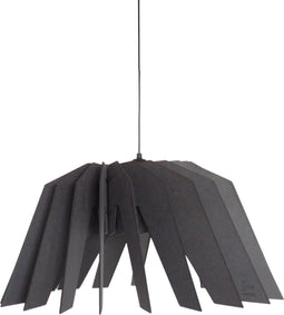 Vesper Hanglamp Ø 53 cm - Zwart - Bouwpakket - Stijlvolle Designlamp voor Woonkamer, Eetkamer en Slaapkamer