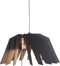 Vesper Hanglamp Ø 53 cm - Zwart - Bouwpakket - Stijlvolle Designlamp voor Woonkamer, Eetkamer en Slaapkamer