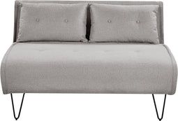 VESTFOLD - Slaapbank - Lichtgrijs - Polyester