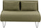 VESTFOLD - Slaapbank - Olijfgroen - Polyester