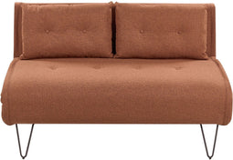 VESTFOLD - Slaapbank - Oranje - Polyester