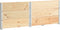 vidaXL - Palletopzetranden - 3 - st - 100x100 - cm - massief - grenenhout