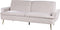 VETTRE - Slaapbank 3-zits - Beige - Fluweel