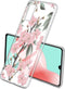 iMoshion Hoesje Geschikt voor Samsung Galaxy A41 Hoesje Siliconen - iMoshion Design hoesje - Roze / Transparant / Cherry Blossom