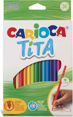 Carioca kleurpotlood Tita, 36 stuks in een kartonnen etui