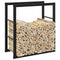 vidaXL - Haardhoutrek - 55x30x61 - cm - staal - zwart