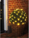 Lumineo Buxus kerstverlichting - 80 led lampjes - warm wit - lichtnet - 50 x 50 cm - kerstlampje buxus boompje