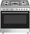 SMEG CX91GMXNLK - Gasfornuis - 90 cm - 5 kookzones - RVS