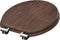 SCHÜTTE Toiletbril soft-close DARK WOOD MDF