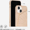 Selencia iPhone 14 - Backcover - 100% gerecycled - Earth Leaf Beige
