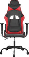 vidaXL - Gamestoel - kunstleer - zwart - en - rood