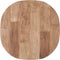 DTP Home Coffee table Soho semi-round 90 TEAKWOOD,35Ø90 cm, recycled teakwood top