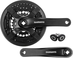 Shimano Crankset Tourney 7/8v 24/34/42t kettingblad 175mm zwart