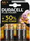 Duracell Plus Power - Alkaline AA-batterijen - Goud (4 stuks)