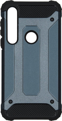 iMoshion Hoesje Geschikt voor Motorola Moto G8 Plus Hoesje - iMoshion Rugged Xtreme Backcover - Donkerblauw