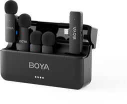 BOYA BY-V4 - Draadloze microfoon met bevestigingsclip - 20 - 20000 Hz - Zwart