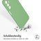 Accezz Samsung Galaxy A15 - Liquid Silicone Backcover - Schokabsorberend - Groen