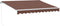vidaXL - Luifel - handmatig - uittrekbaar - 300x250 - cm - bruin