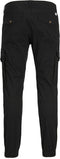 JACK & JONES JJIPAUL JJFLAKE AKM 542 - Cargo broek - Slim fit - Zwart