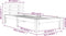 vidaXL - Bedframe - massief - hout - wit - 90x190 - cm