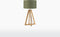 GOOD&MOJO Tafellamp Everest - Groen/Bamboe - Ø32cm - Scandinavisch,Bohemian