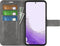 Lunso - Geschikt voor Samsung Galaxy S23 - cover bookcase hoes - Grijs