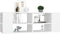 vidaXL - Tv-wandmeubel - 102x35x35 - cm - bewerkt - hout - wit