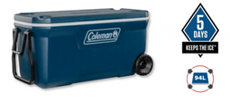 Coleman 100QT Xtreme - Koelbox met wielen - 95 liter - Marineblauw