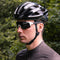 BBB Cycling FullView Fietsbril - Frameless Zonnebril - Wielren Bril met 3 lenzen - Sportbril - Glanzend Wit - BSG-63