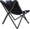 Bo-Camp Brandon - Relaxstoel - Aluminium frame - Gepolsterd Cationic - Blauw