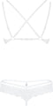 Obsessive Kanten BH-Set - Erotische Lingerie - Maat S/M - Wit