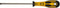 Werkplaats Platte schroevendraaier C.K Dextro T49110-065 Kopbreedte: 6.5 mm Koplengte: 150 mm
