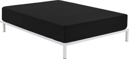 Verstelbaar onderlaken Alexandra House Living Zwart 135/140 x 190/200 cm